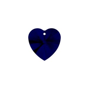 Swarovski 6202 – Heart Pendant - 14.4mm - Dark Indigo