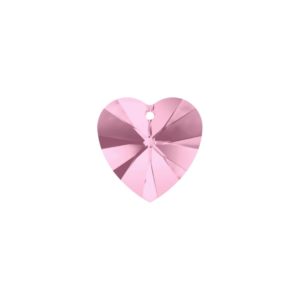 Swarovski 6202 – Heart Pendant - 18mm - Light Rose