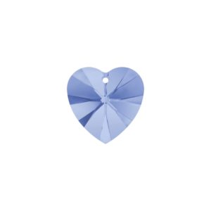 Swarovski 6202 – Heart Pendant - 14.4mm - Air Blue Opal