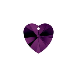 Swarovski 6202 – Heart Pendant - 18mm - Amethyst