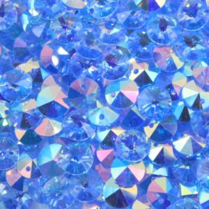 Swarovski 6200 – Rivoli Pendant - 6mm - Light Sapphire AB