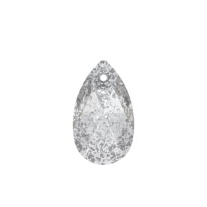 Swarovski 6106 – Pear Pendant - 28mm - Silver Patina