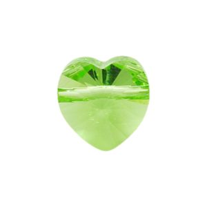 Swarovski 5742 – Heart Bead - 8mm - Peridot