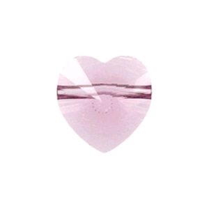 Swarovski 5742 – Heart Bead - 8mm - Light Amethyst