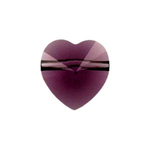 Swarovski 5742 – Heart Bead - 8mm - Amethyst