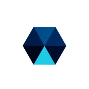 Swarovski 5060 – Hexagon Spike Bead - 2 Hole - 7.5mm - Metallic Blue