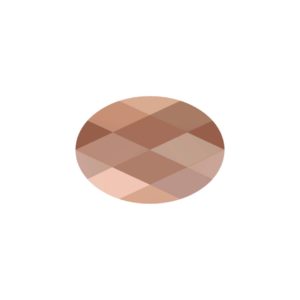 Swarovski 5050 – Flat Oval Bead - 22mm - Rose Gold