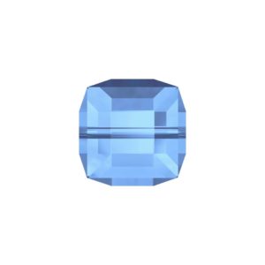 Swarovski 5601 – Cube Bead - 6mm - Light Sapphire
