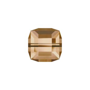 Swarovski 5601 – Cube Bead - 8mm - Light Colorado Topaz