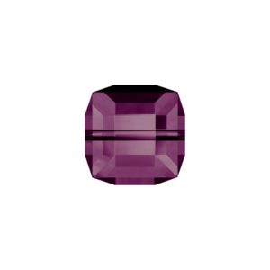 Swarovski 5601 – Cube Bead - 8mm - Amethyst