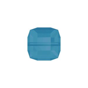 Swarovski 5601 – Cube Bead - 6mm - Caribbean Blue Opal