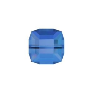 Swarovski 5601 – Cube Bead - 4mm - Sapphire AB