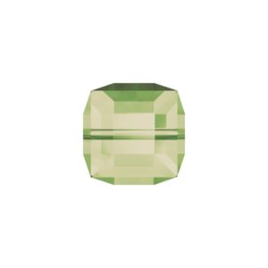 Swarovski 5601 – Cube Bead - 4mm - Lime