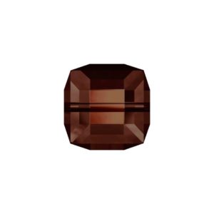 Swarovski 5601 – Cube Bead - 6mm - Mocca