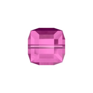 Swarovski 5601 – Cube Bead - 8mm - Rose