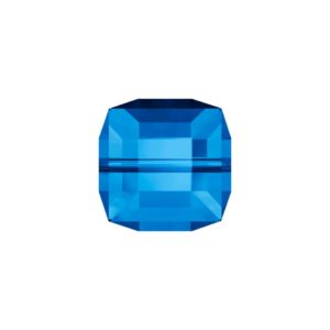 Swarovski 5601 – Cube Bead - 4mm - Sapphire
