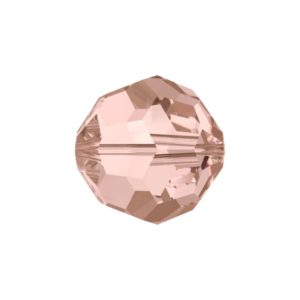 Swarovski 5000 – Round Faceted Bead - 3mm - Vintage Rose