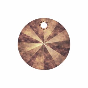 Swarovski 6200 – Rivoli Pendant - 6mm - Crystal Comet Or