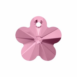 Swarovski 6744 – Flower Pendant – 14mm – Light Rose