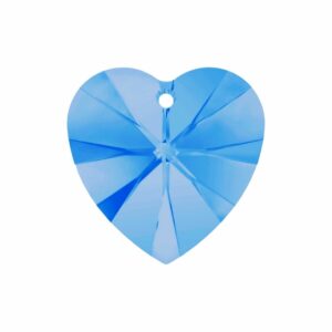 Swarovski 8781 – Heart Pendant - 28mm - Med Sapphire