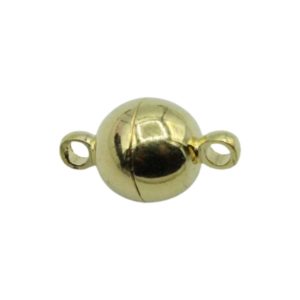 Magnetic Ball Clasp - 8mm - Gold