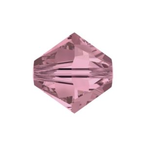 Swarovski 5328 – Bicone Bead - 8mm - Antique Pink