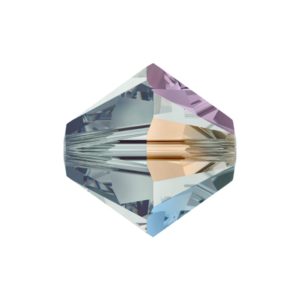 Swarovski 5328 – Bicone Bead - 4mm - Black Diamond AB