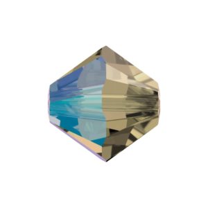 Swarovski 5328 – Bicone Bead - 4mm - Black Diamond Shimmer