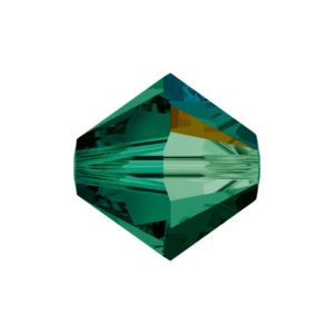 Swarovski 5328 – Bicone Bead - 3mm - Emerald AB