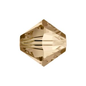 Swarovski 5328 – Bicone Bead - 4mm - Golden Shadow