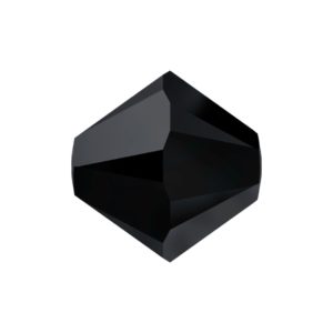 Swarovski 5328 – Bicone Bead - 4mm - Jet Hematite
