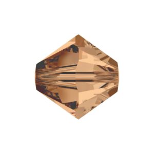 Swarovski 5328 – Bicone Bead - 4mm - Lt Smoked Topaz
