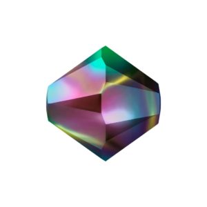 Swarovski 5328 – Bicone Bead - 5mm - Rainbow Dark