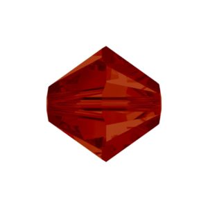 Swarovski 5328 – Bicone Bead - 4mm - Red Magma