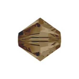 Swarovski 5328 – Bicone Bead - 4mm - Smoky Quartz