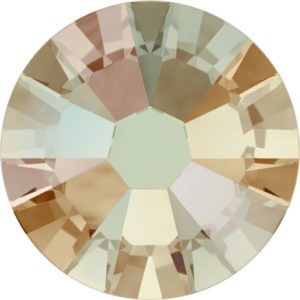 Swarovski 2058 – Flatback – SS12 - 3.0mm – Lt Colorado Topaz AB F