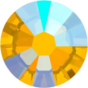 Swarovski 2058 – Flatback – SS12 - 3.0mm – Sunflower AB F