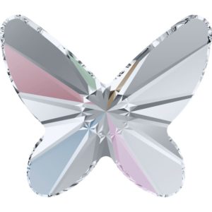 Swarovski 2854 – Butterfly - Flatback - 12mm – AB F