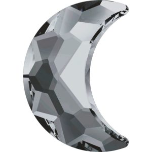 Swarovski 2813 – Moon - Flatback - 10mm – Silver Night F
