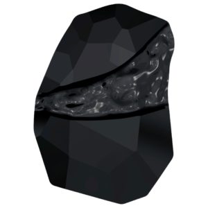 Swarovski 4787 – Divine Rock - Flatback - 19mm – Jet