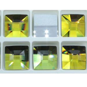 Swarovski 2483 – Square - Flatback - 10mm – Sahara Unf