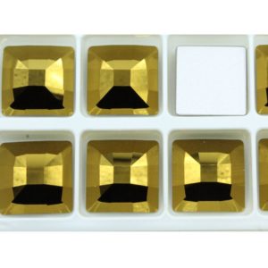 Swarovski 2483 – Square - Flatback - 25mm – Dorado F