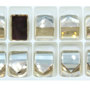 Swarovski 4591 – Stage Fancy - Flatback - 24mm – Golden Shadow CAL 'V' SI