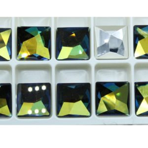 Swarovski 2421 – Asymmetric Squares - Dome Back - 20mm – Sahara V
