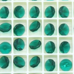 Swarovski 9907 – Crystal Buds - Flatback - SS40 - 8.4mm – Emerald Unf