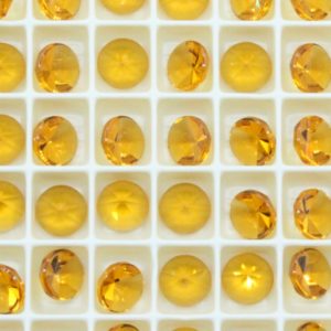 Swarovski 9907 – Crystal Buds - Flatback - SS40 - 8.4mm – Topaz Unf