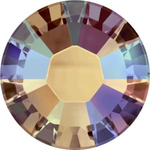 Swarovski 2088 – Flatback – SS16 - 3.8mm – Topaz Shimmer F