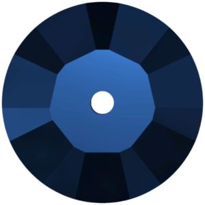 Swarovski 3128 – Lochrose - Sew On - 4mm – Metallic Blue F