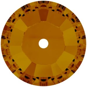 Swarovski 3128 – Lochrose - Sew On - 4mm – Topaz F