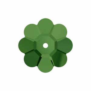 Swarovski 3700 – Marguerite Lochrose - Sew On - 14mm – Dark Moss Green Unf
